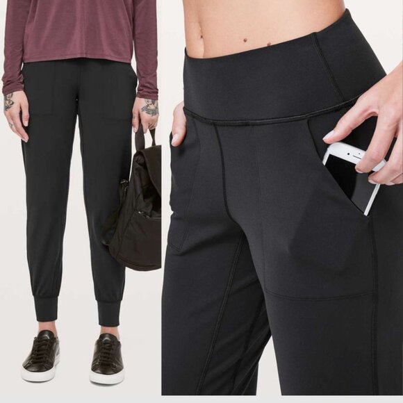 Lululemon - Align Jogger *28" Leggings Joggers Pants W5BPXS | Black | Size 4 - Picture 5 of 7